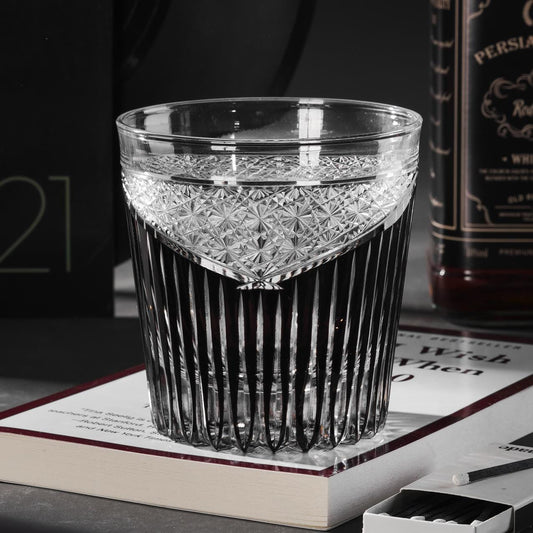 Vitraelle Hand-Cut Black Whiskey Glass - 4F24 – product image 1