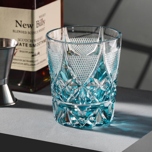 lovecove Hand-Carved Crystal Whiskey Glass – product image 1