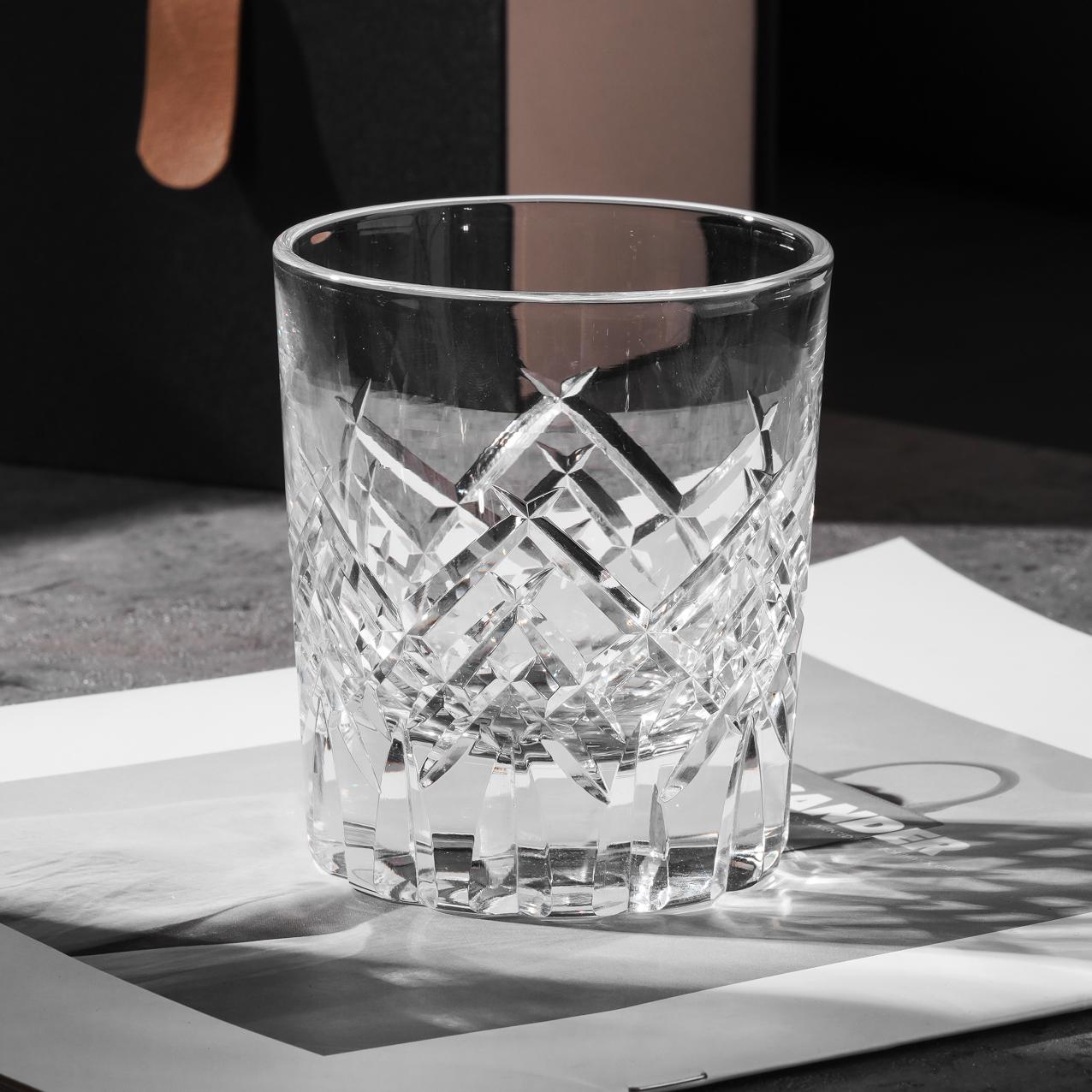 Vitraelle Hand-Cut Clear Whiskey Glass – product image 2
