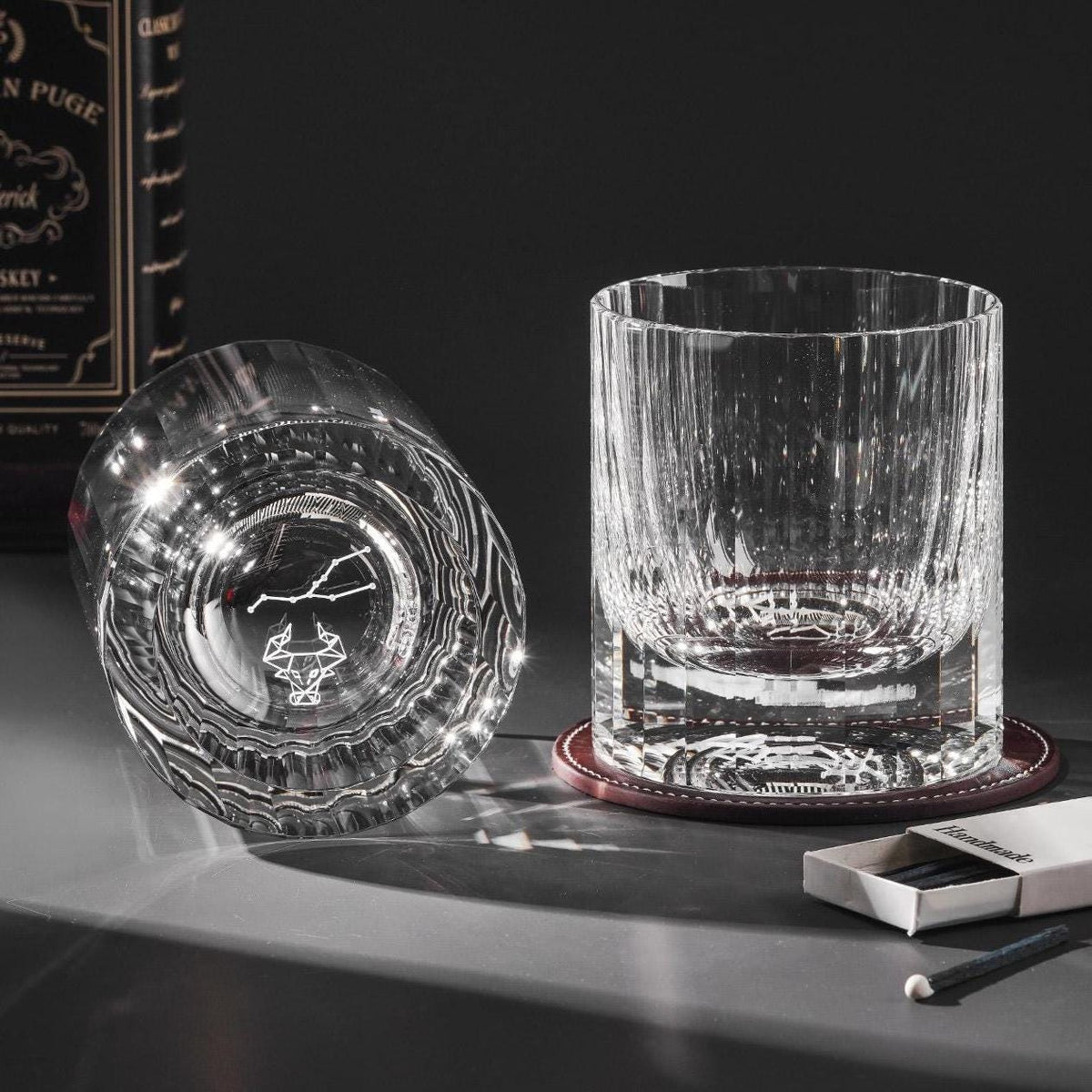 lovecove Engraved Crystal Zodiac Glass – product image 1