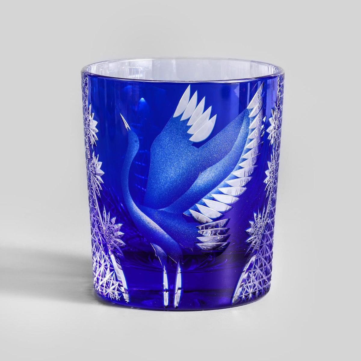 lovecove Hand-Carved Crane Whiskey Glass – product image 10