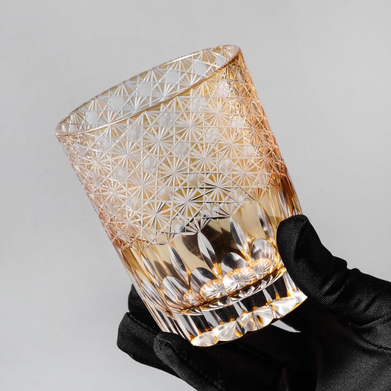 lovecove Hand-Cut Retro Whiskey Glass – product image 4