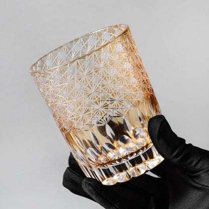 lovecove Hand-Cut Retro Whiskey Glass – product image 4