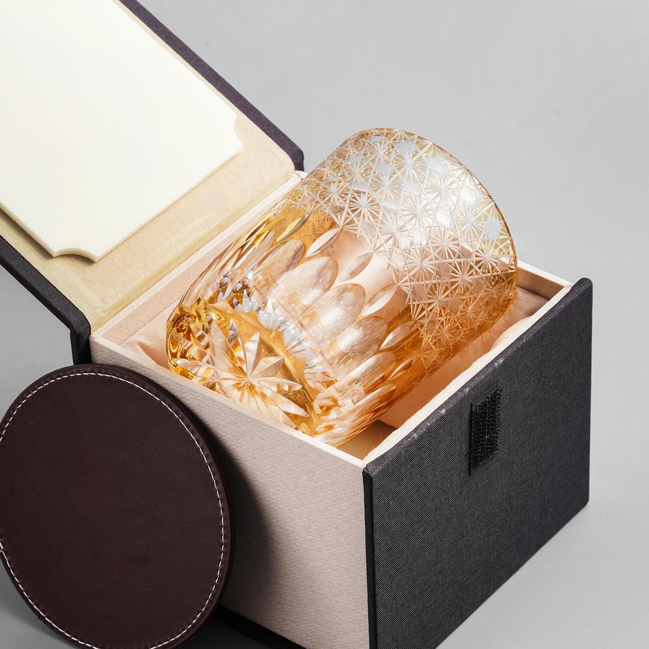 lovecove Hand-Cut Retro Whiskey Glass – product image 3