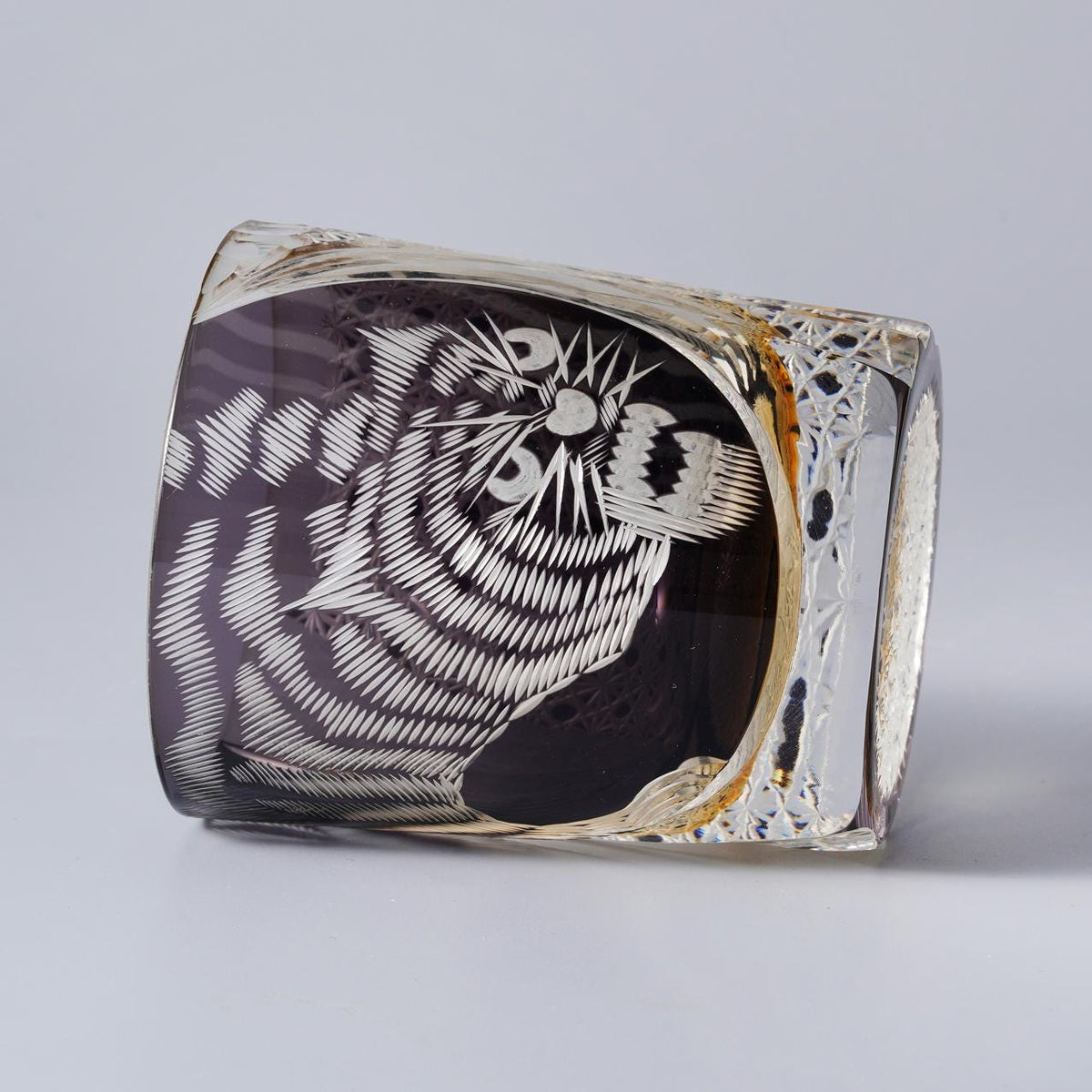 lovecove Hand-Cut Tiger Whiskey Glass – product image 5