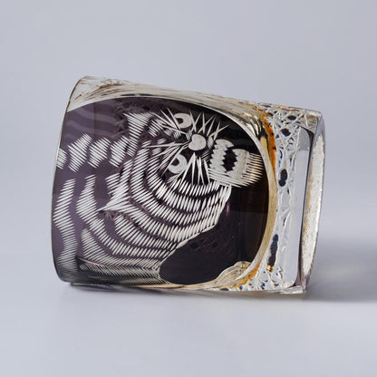 lovecove Hand-Cut Tiger Whiskey Glass – product image 5