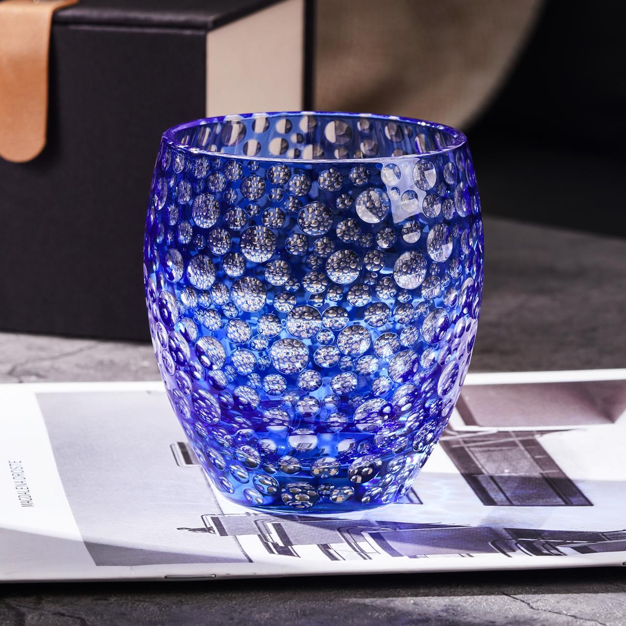 lovecove Hand-Blown Bubble Whiskey Glasses – product image 1