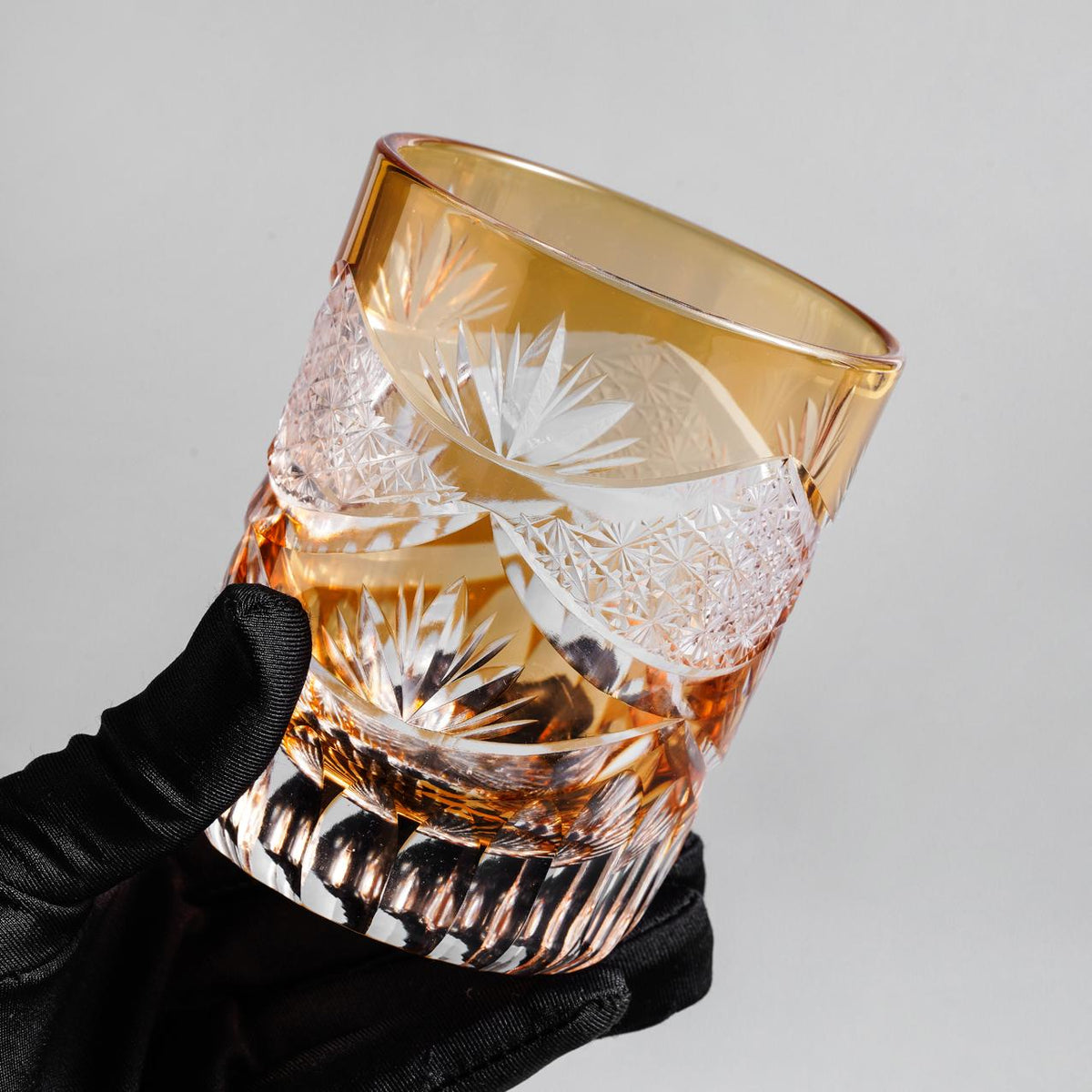 lovecove Hand-Cut Sunset Whiskey Glass – product image 4