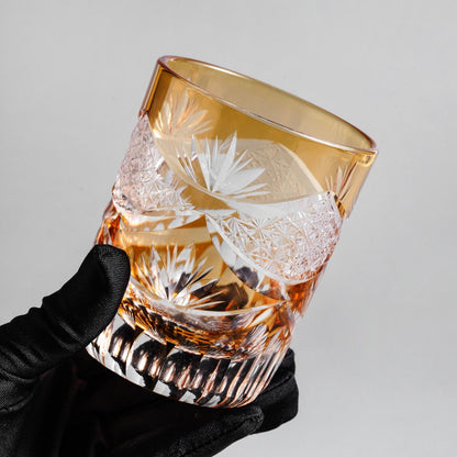 lovecove Hand-Cut Sunset Whiskey Glass – product image 4