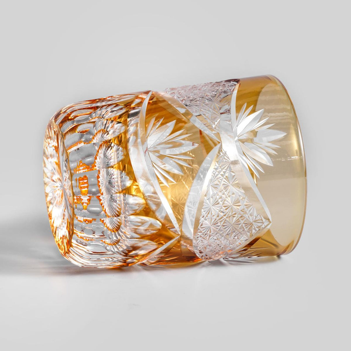 lovecove Hand-Cut Sunset Whiskey Glass – product image 6