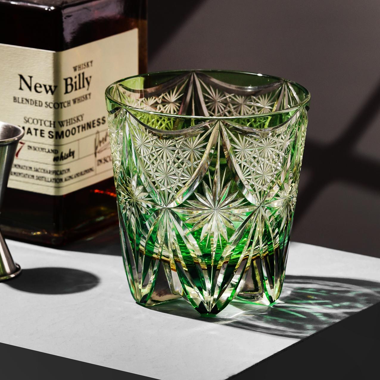 Vitraelle Vintage-Cut Kiriko Bourbon Crystal Glass – product image 1