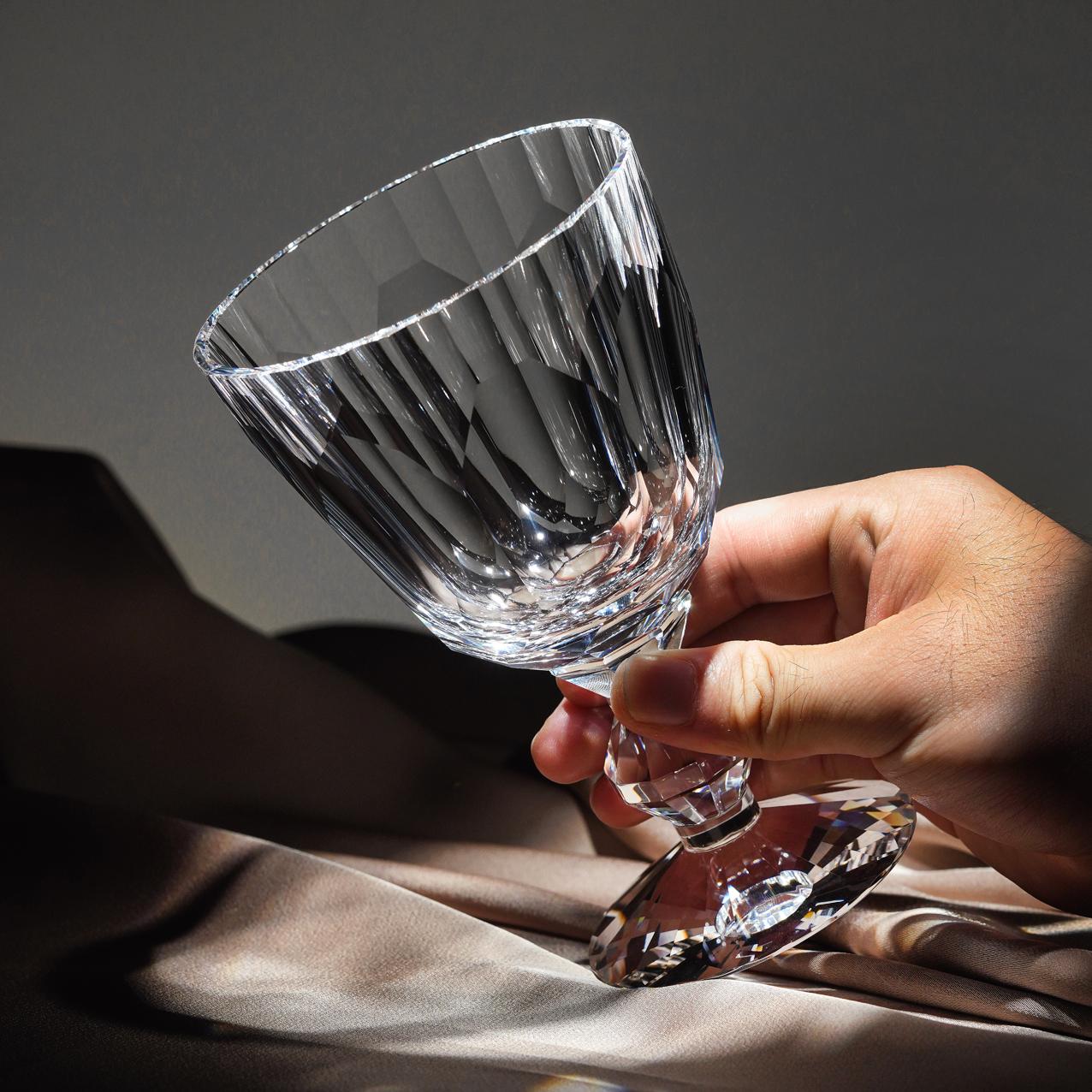 lovecove Hand-Carved Crystal Champagne Flute – product image 1