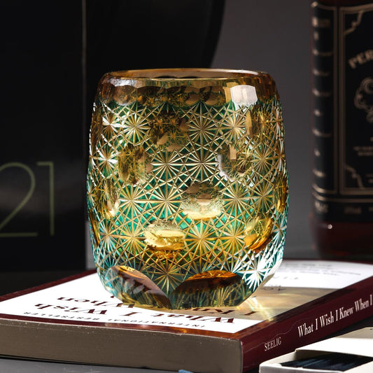 lovecove Hand-Cut Starry Whisky Glass – product image 1