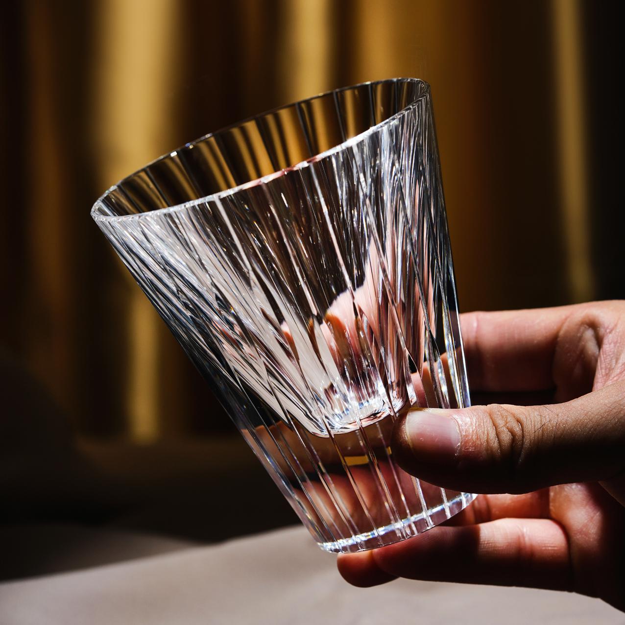 lovecove Lead-free Crystal Rocks Glass – product image 1