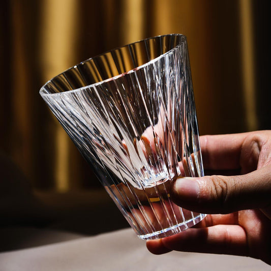 lovecove Lead-free Crystal Rocks Glass – product image 1