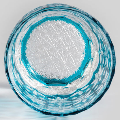 lovecove Hand-Cut Sakura Rocks Glass – product image 7