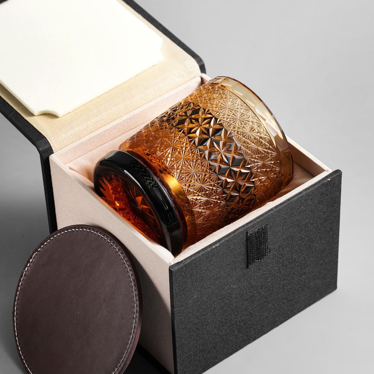 Vitraelle Old-Fashioned Amber Whisky Glass – product image 8
