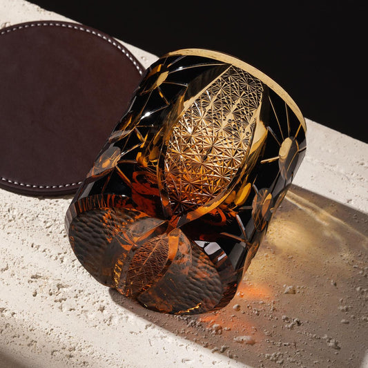 Vitraelle Old-Fashioned Black Whiskey Glass – product image 1