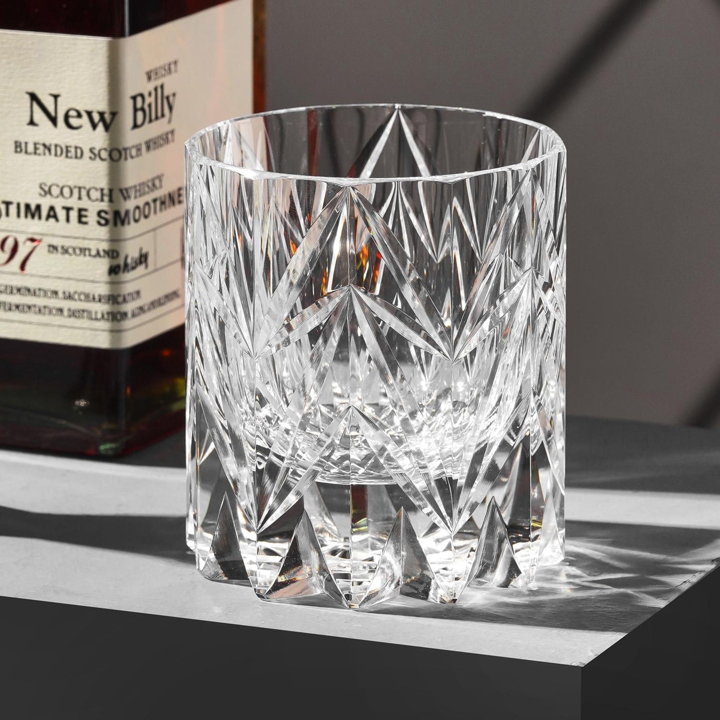 lovecove Hand-Carved Luxury Whiskey Glass – product image 1