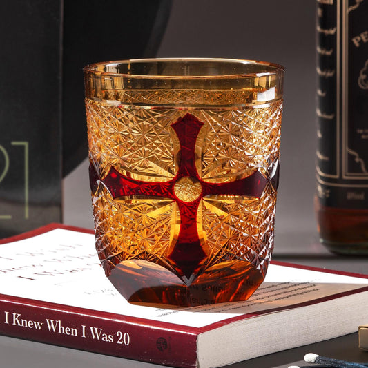 lovecove Old-Fashioned Cross Whiskey Glasses – product image 1