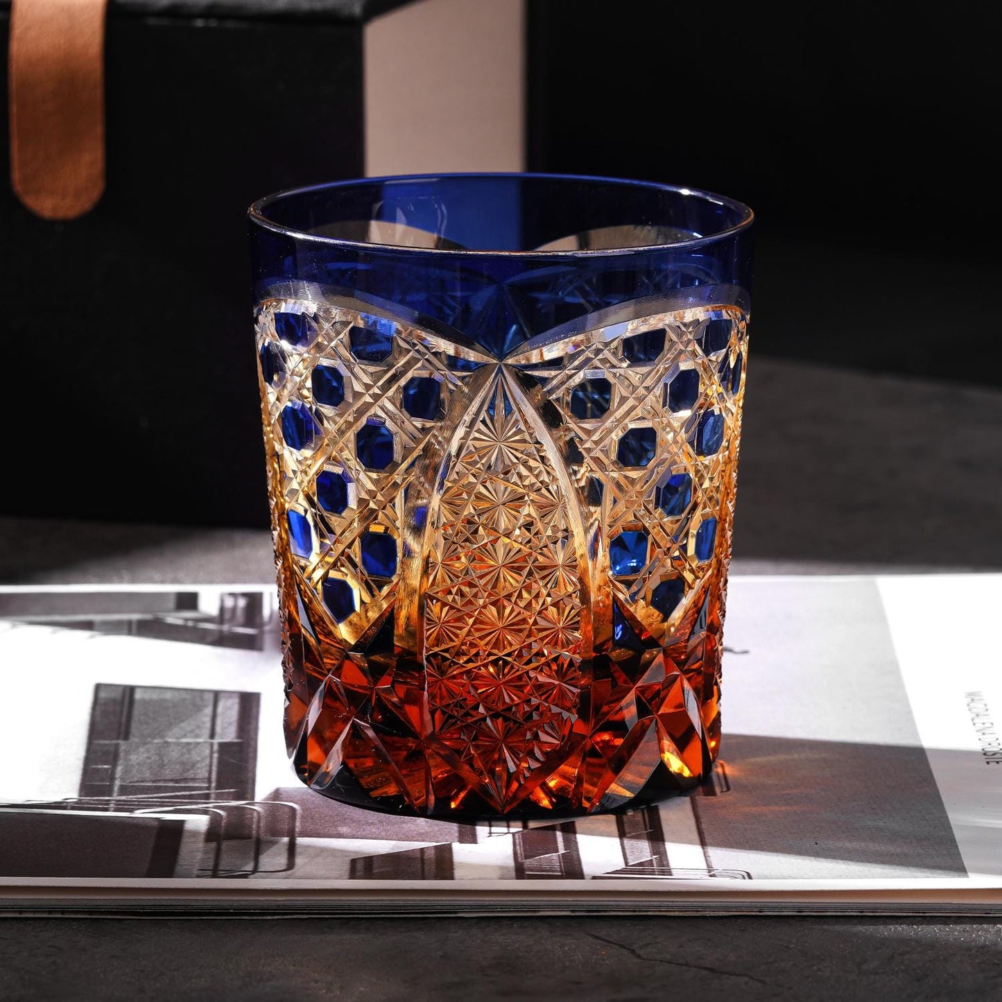 lovecove Old-Fashioned Sapphire Whiskey Glass – product image 2