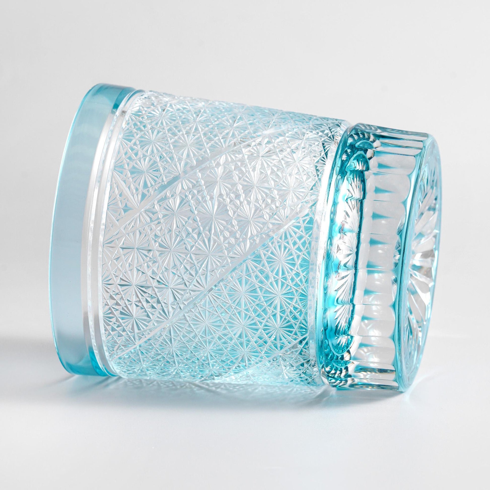 Vitraelle Hand-Cut Blue Whisky Glass – product image 5