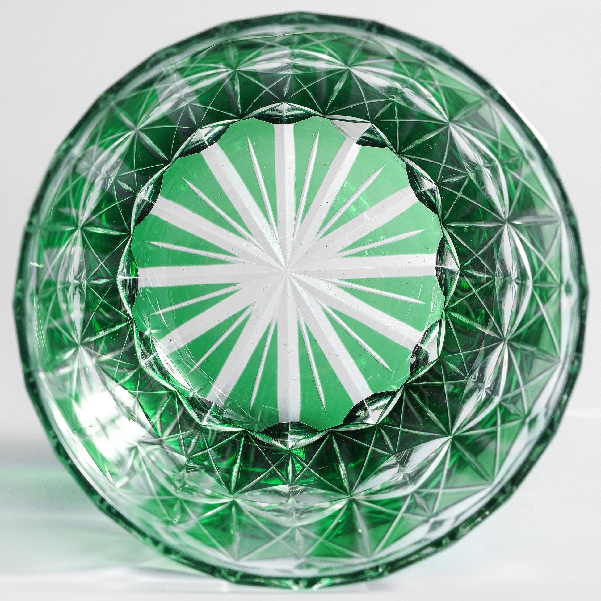 Vitraelle Engraved Green Whiskey Glass – product image 6