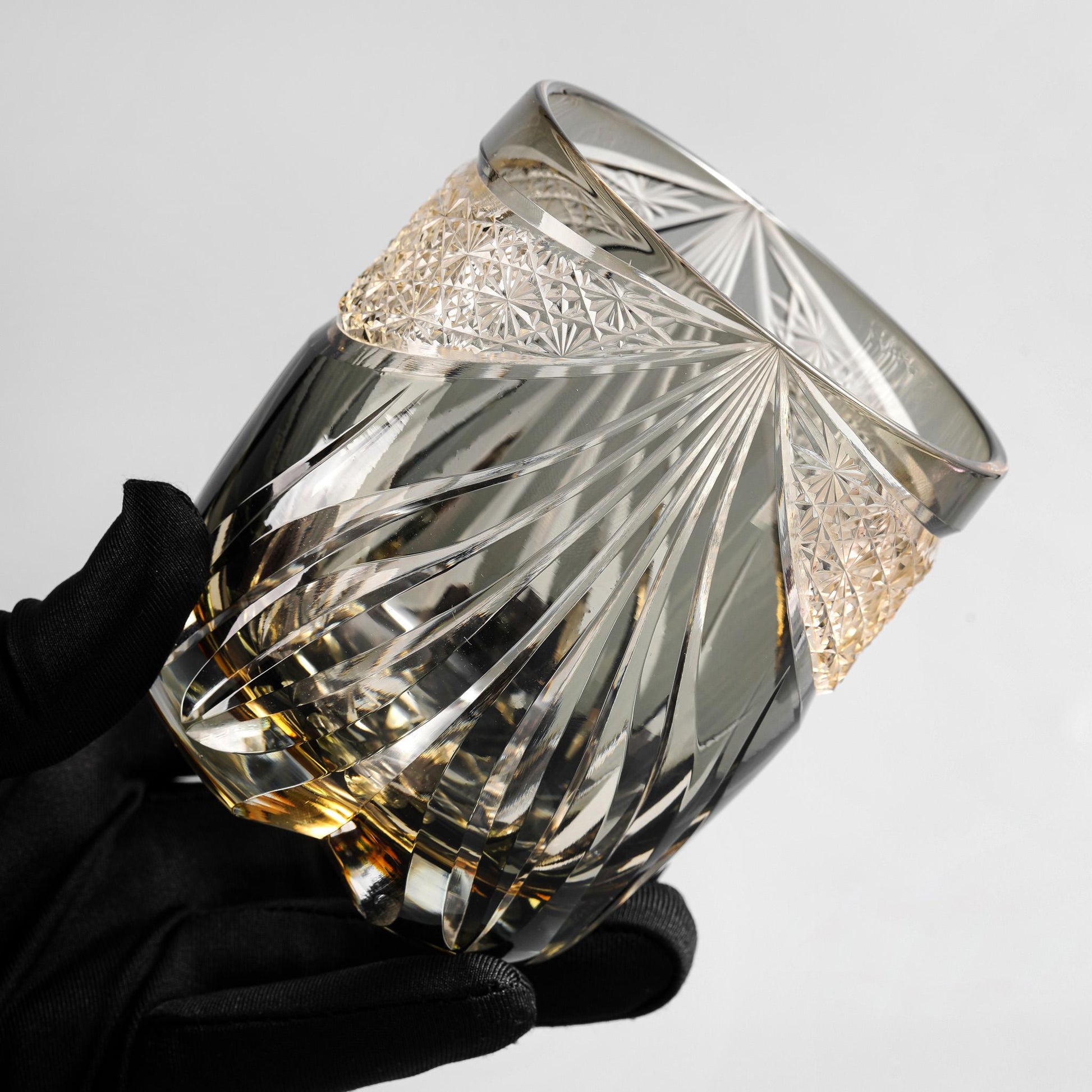 Vitraelle Engraved Gray Whiskey Glass – product image 3