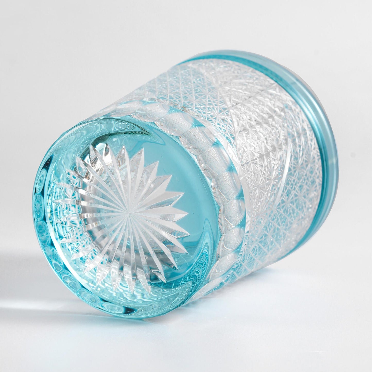 Vitraelle Hand-Cut Blue Whisky Glass – product image 6