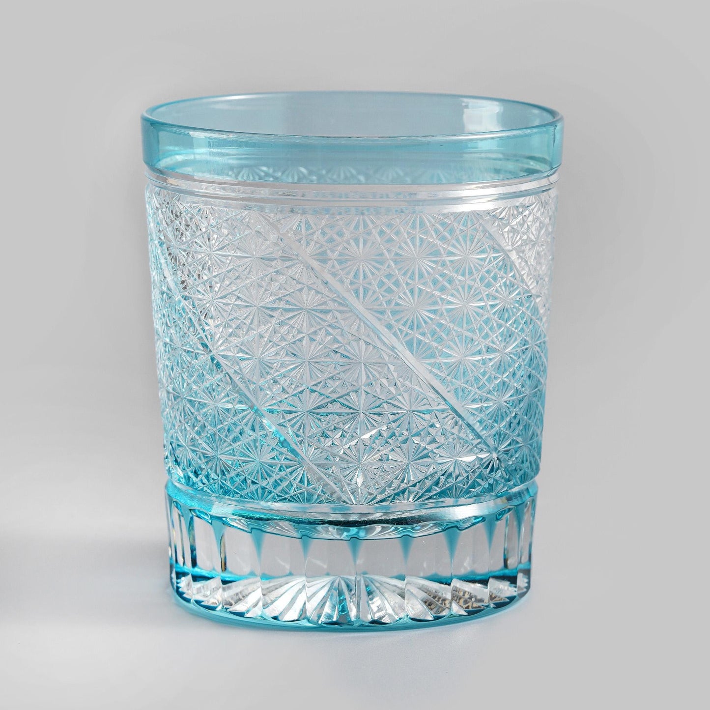 Vitraelle Hand-Cut Blue Whisky Glass – product image 8