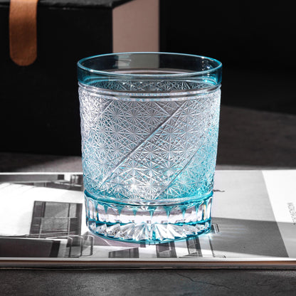 lovecove Hand-Cut Blue Whisky Glass – product image 2