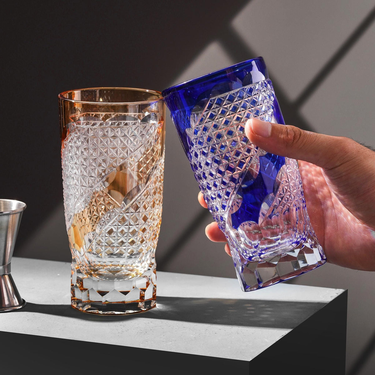 lovecove Vintage Crystal Beer Glass – product image 1