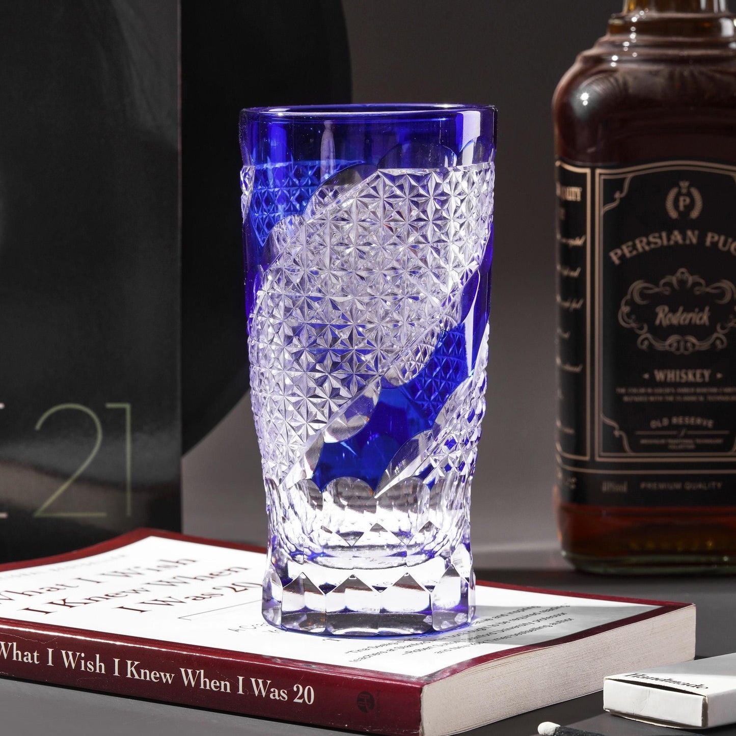 Vitraelle Hand-Cut Crystal Beer Glasses – product image 1