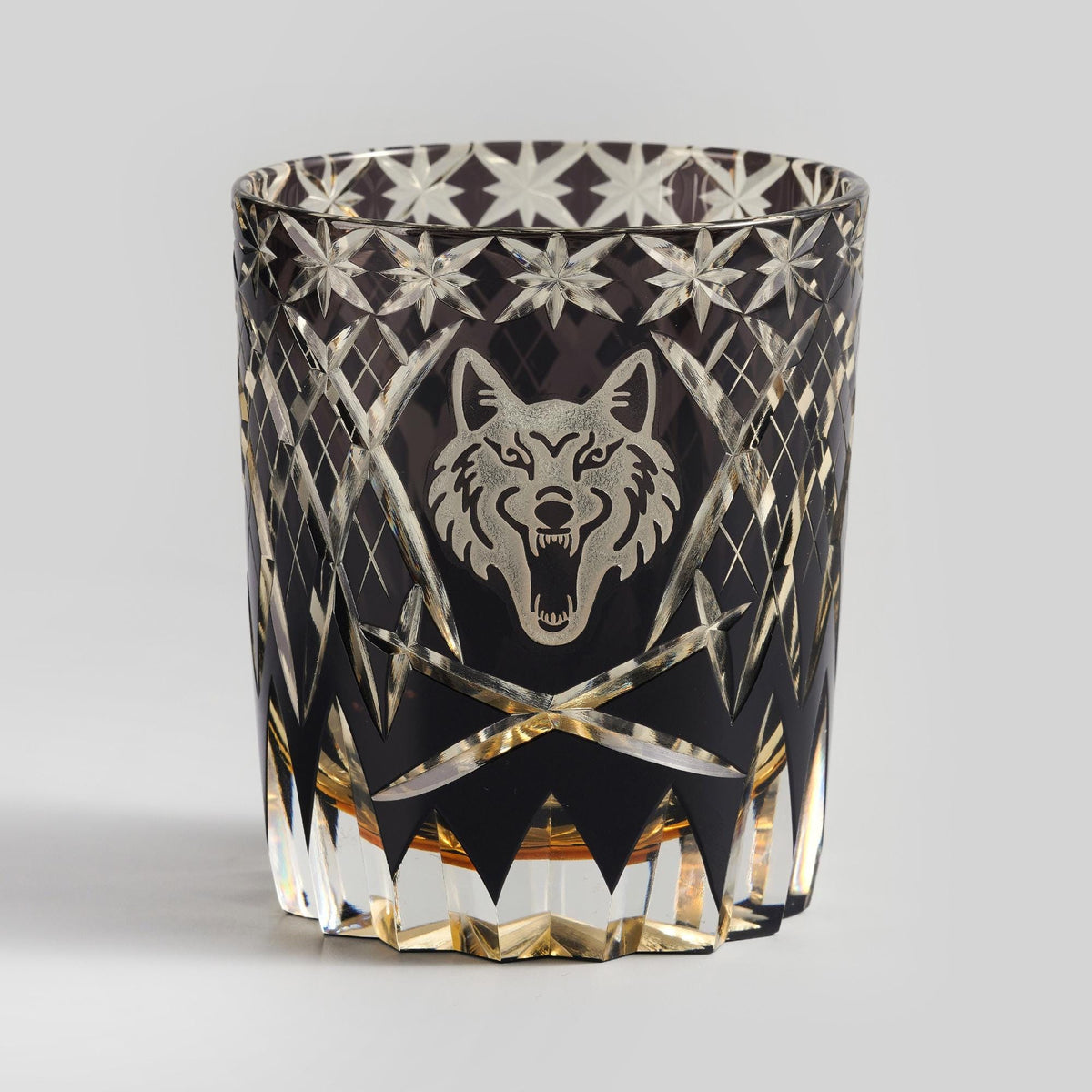 lovecove Hand-Cut Wolf Whiskey Glass – product image 11