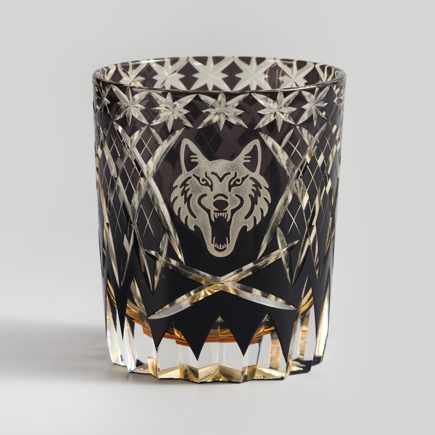 lovecove Old-Fashioned Black Wolf Whiskey Glasses – product image 10