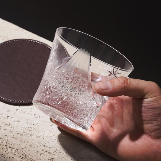 Vitraelle Mount Fuji Crystal Rocks Glass – product image 1