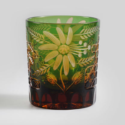 lovecove Hand-Cut Flower Pattern Whiskey Glass – product image 8