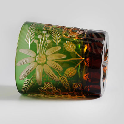 lovecove Hand-Cut Flower Pattern Whiskey Glass – product image 5