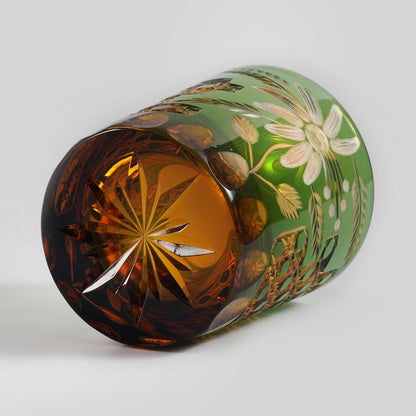 lovecove Hand-Cut Flower Pattern Whiskey Glass – product image 6