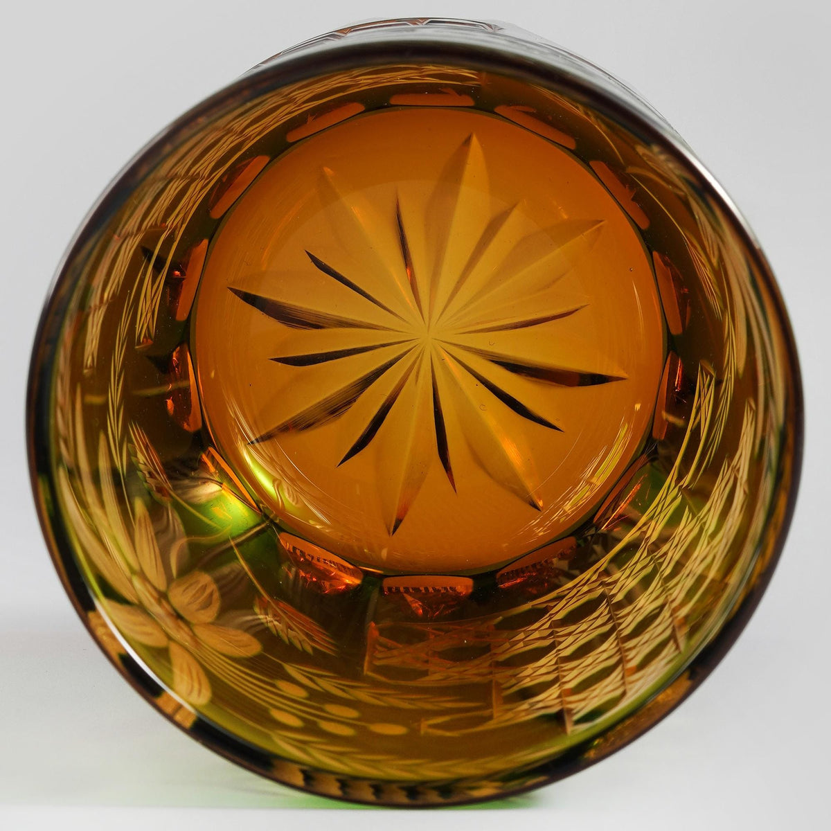 lovecove Hand-Cut Flower Pattern Whiskey Glass – product image 7