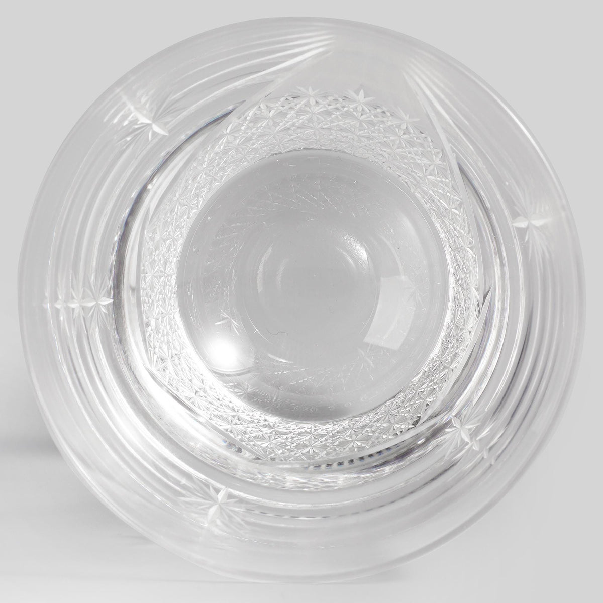 lovecove Hand-Cut Clear Fuji Whiskey Glass – product image 6