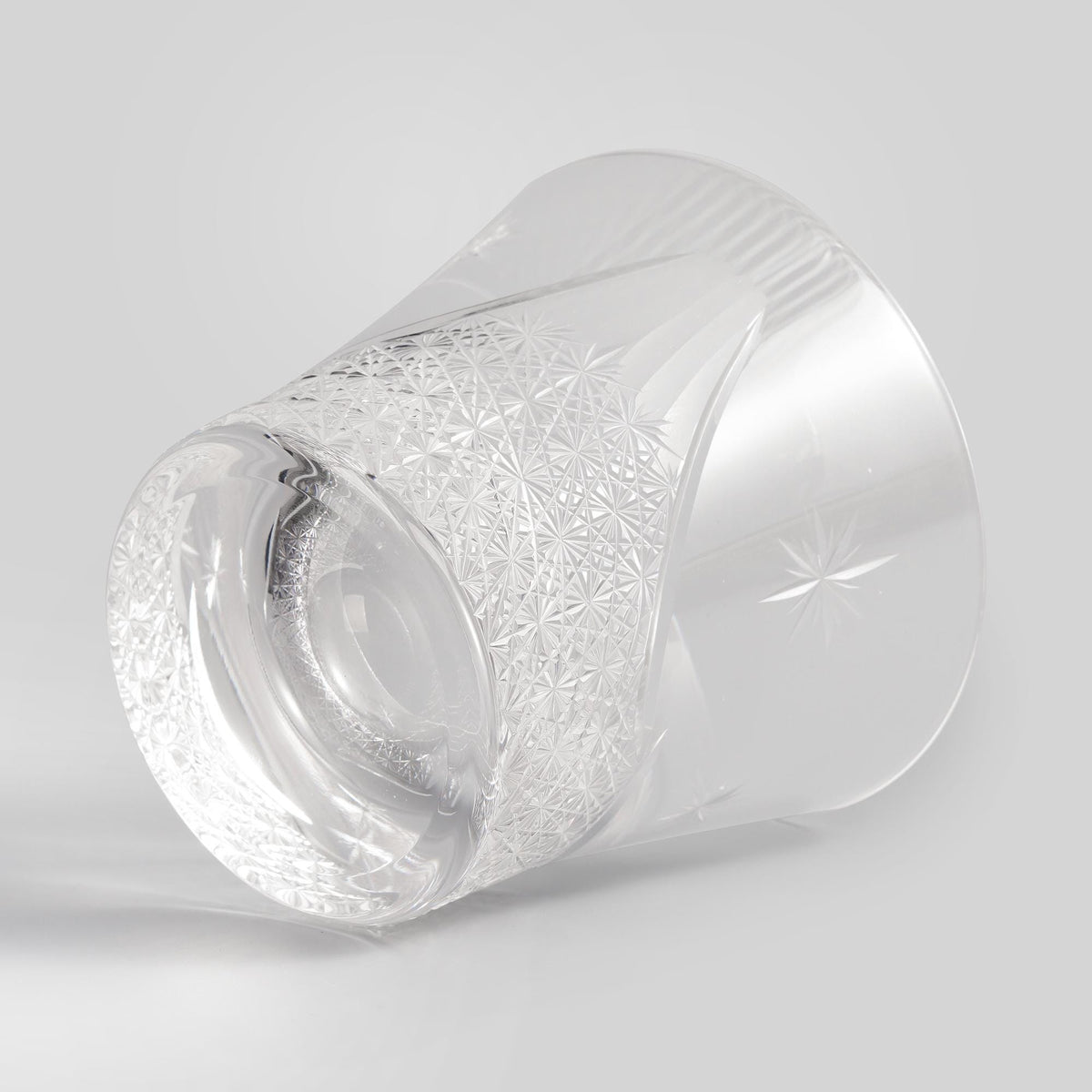 lovecove Hand-Cut Clear Fuji Whiskey Glass – product image 5