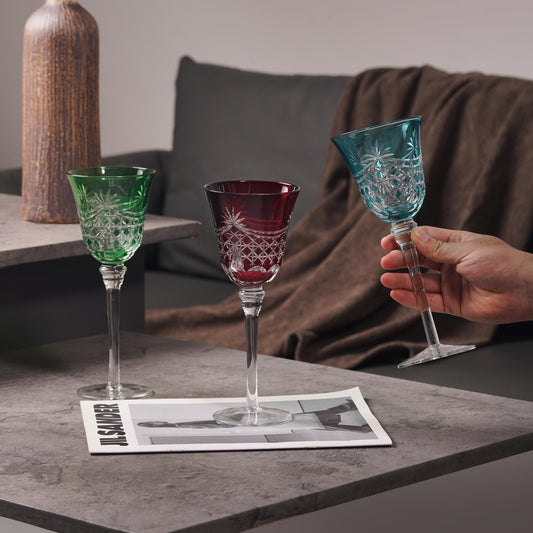 Vitraelle Vintage Cut Luxury Crystal Goblets – product image 1