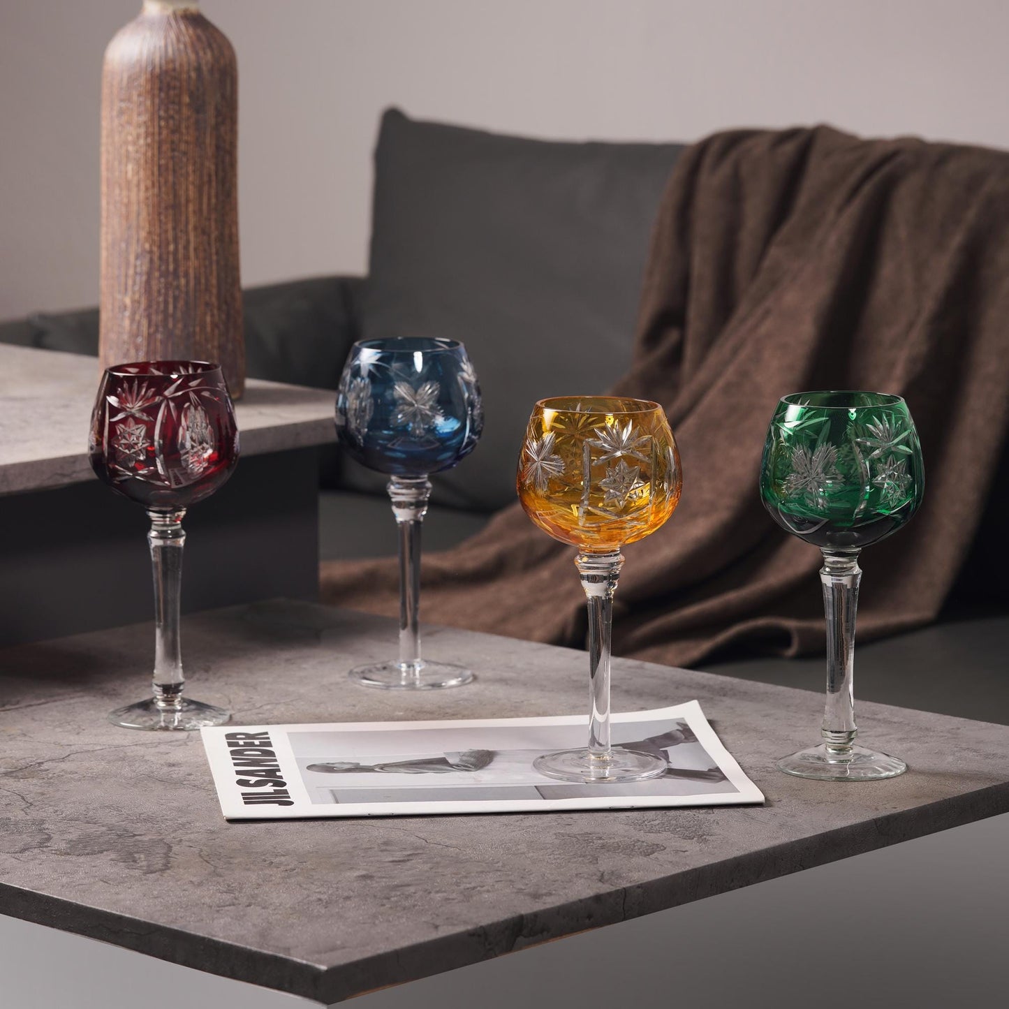 Vitraelle Round-Cut Crystal Wine Glass – product image 1