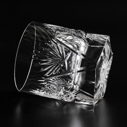 lovecove Crystal-Cut Clear Floral Whiskey Glass – product image 6