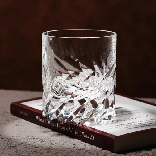 Vitraelle Crystal Cut Lead-free Heavy Whiskey Glass – product image 1
