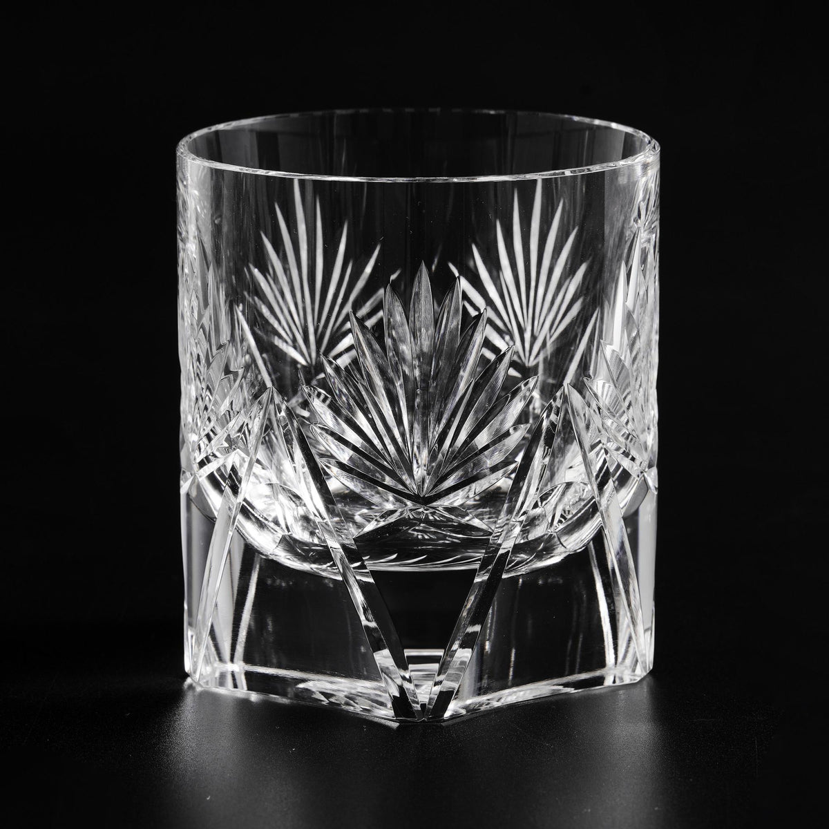 lovecove Crystal-Cut Clear Floral Whiskey Glass – product image 8