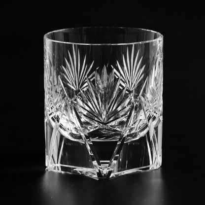 lovecove Crystal-Cut Clear Floral Whiskey Glass – product image 8