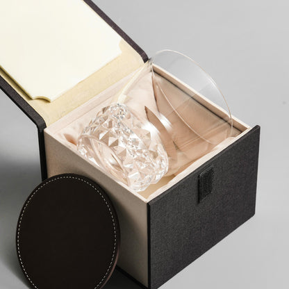 lovecove Hand-Cut Unique Crystal Whisky Glass – product image 3