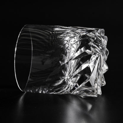 lovecove Crystal Cut Lead-free Heavy Whiskey Glass – product image 5